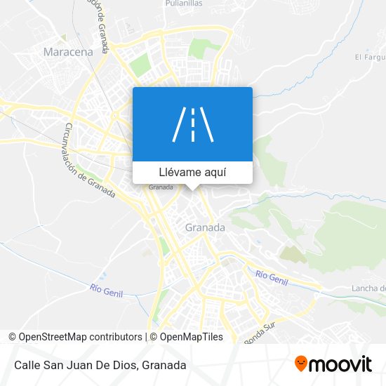 Mapa Calle San Juan De Dios
