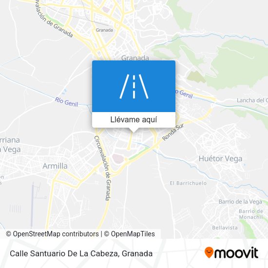 Mapa Calle Santuario De La Cabeza
