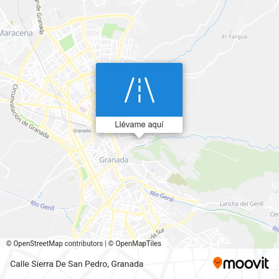 Mapa Calle Sierra De San Pedro