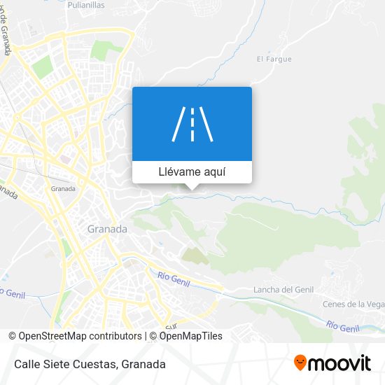 Mapa Calle Siete Cuestas