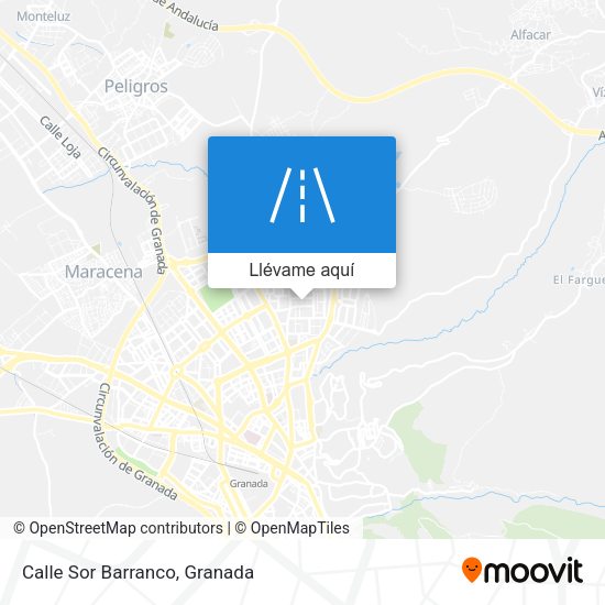 Mapa Calle Sor Barranco
