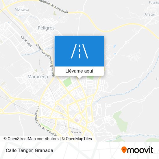 Mapa Calle Tánger