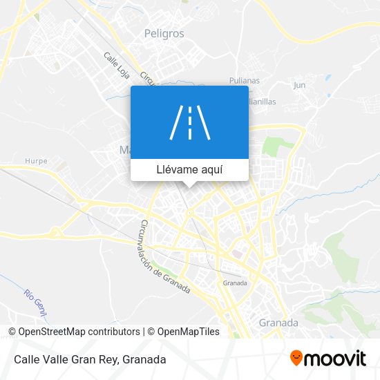 Mapa Calle Valle Gran Rey