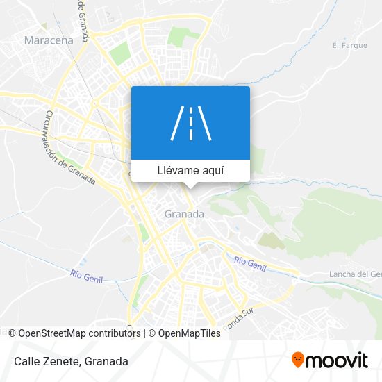 Mapa Calle Zenete