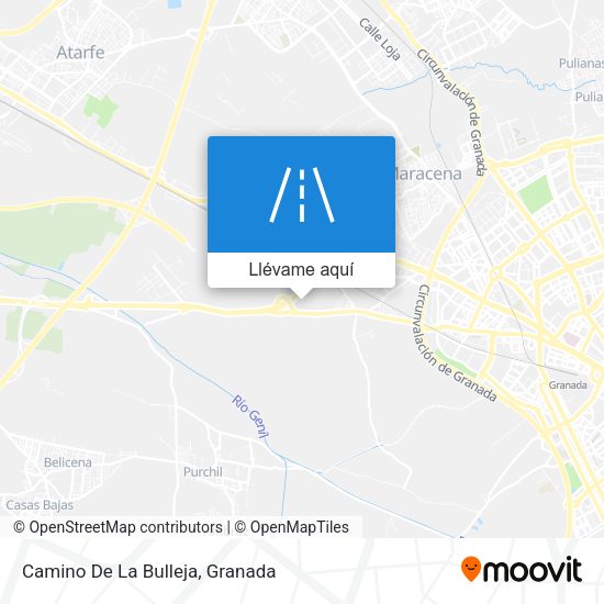 Mapa Camino De La Bulleja