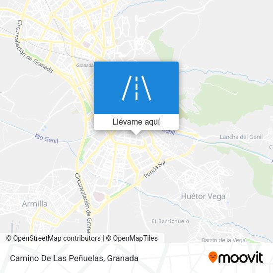 Mapa Camino De Las Peñuelas
