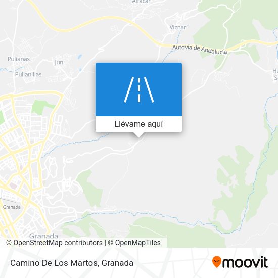 Mapa Camino De Los Martos