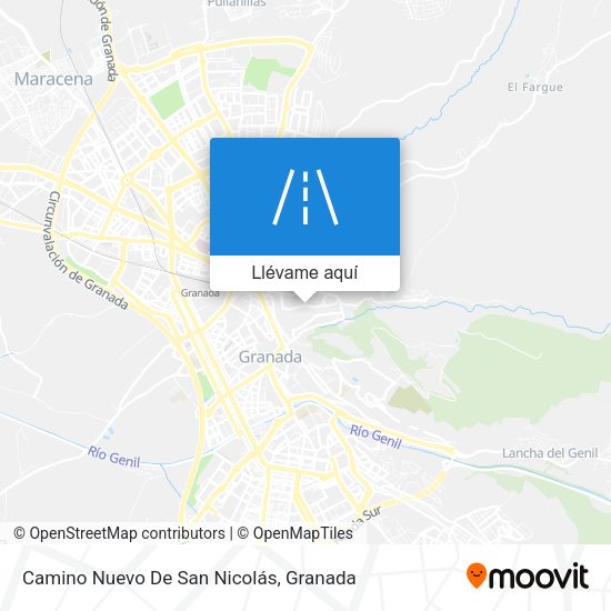 Mapa Camino Nuevo De San Nicolás