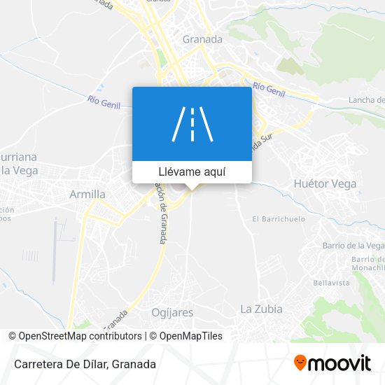 Mapa Carretera De Dílar