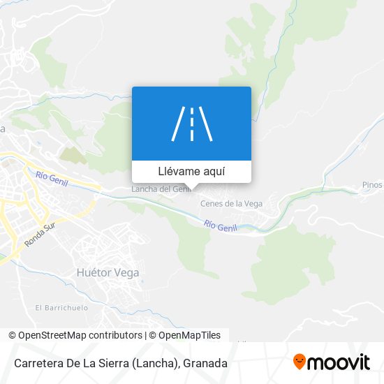 Mapa Carretera De La Sierra (Lancha)