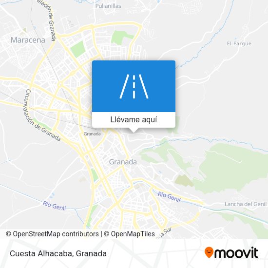 Mapa Cuesta Alhacaba
