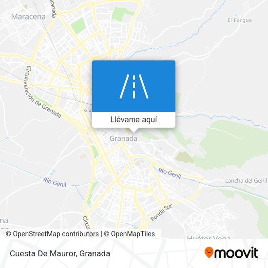 Mapa Cuesta De Mauror
