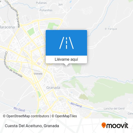 Mapa Cuesta Del Aceituno