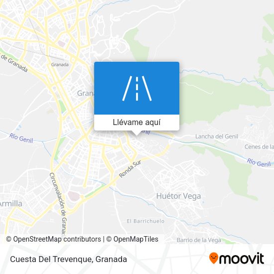 Mapa Cuesta Del Trevenque