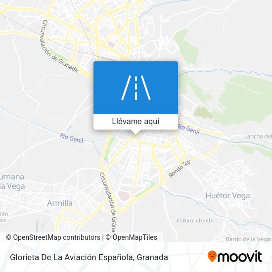 Mapa Glorieta De La Aviación Española