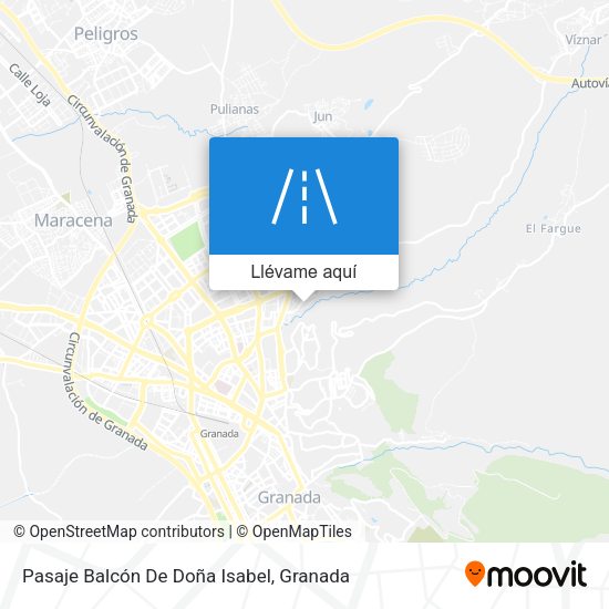 Mapa Pasaje Balcón De Doña Isabel