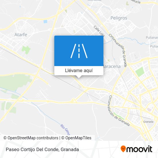 Mapa Paseo Cortijo Del Conde