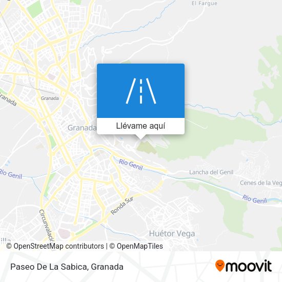 Mapa Paseo De La Sabica