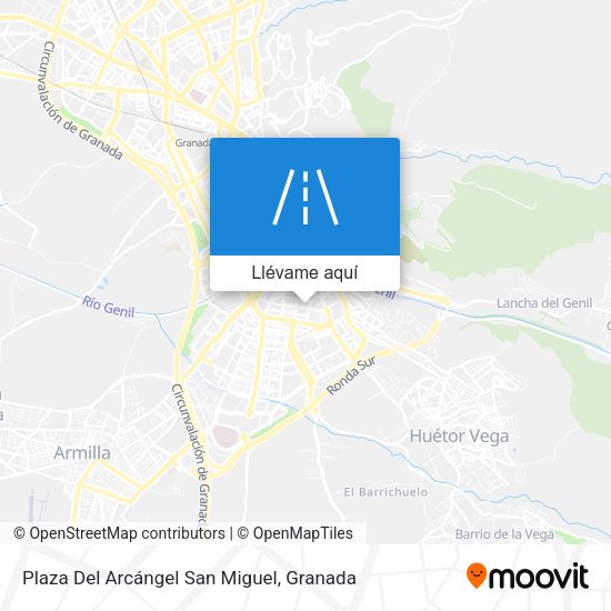 Mapa Plaza Del Arcángel San Miguel