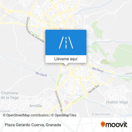 Mapa Plaza Gerardo Cuerva
