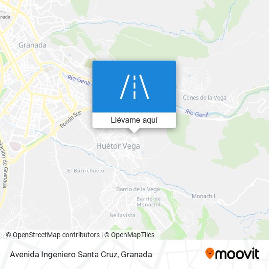 Mapa Avenida Ingeniero Santa Cruz