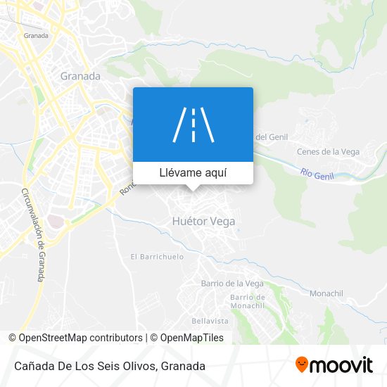Mapa Cañada De Los Seis Olivos