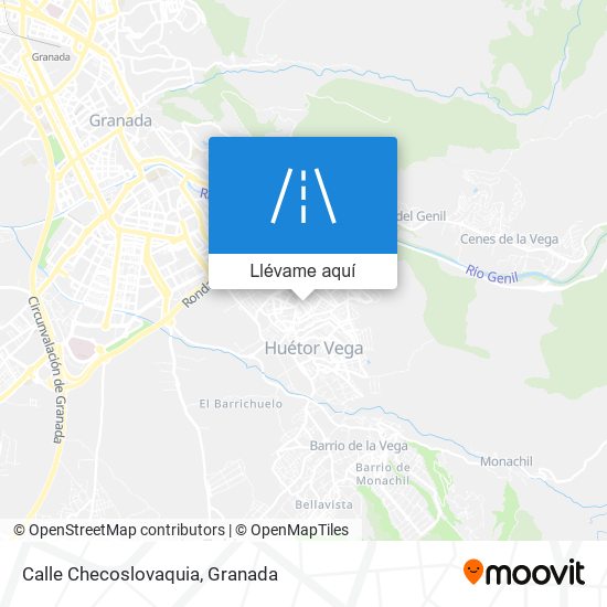 Mapa Calle Checoslovaquia