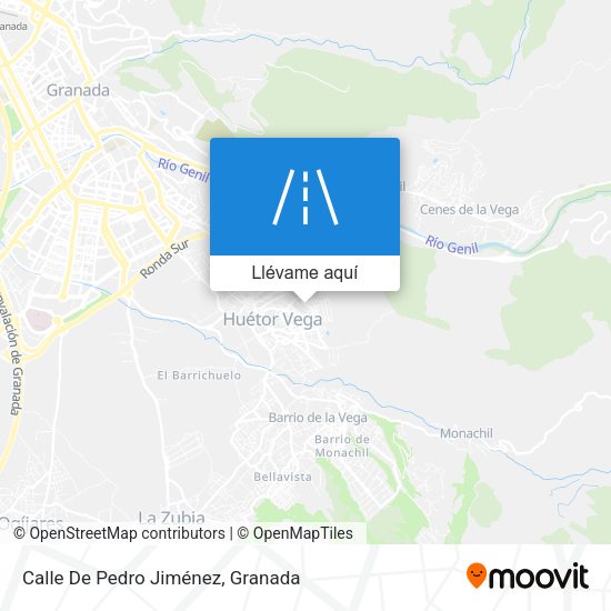 Mapa Calle De Pedro Jiménez