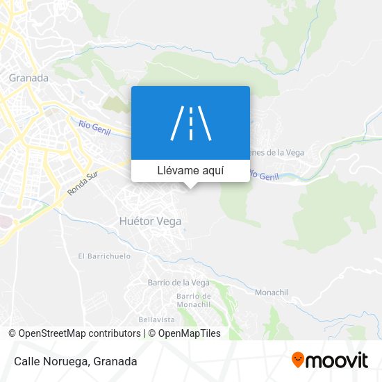 Mapa Calle Noruega