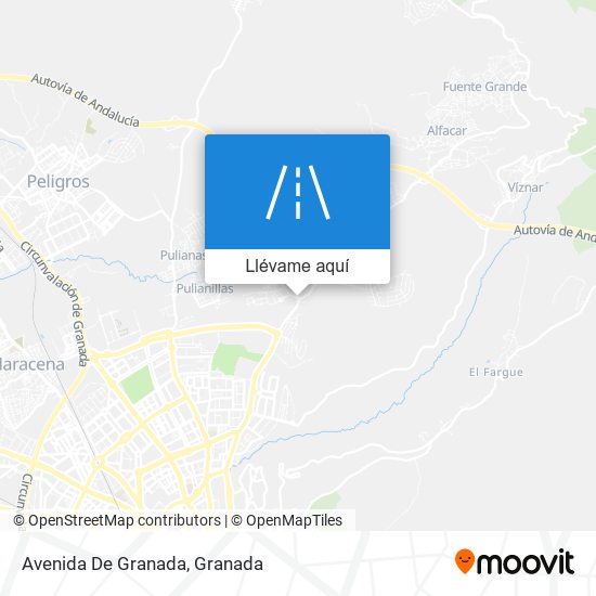 Mapa Avenida De Granada