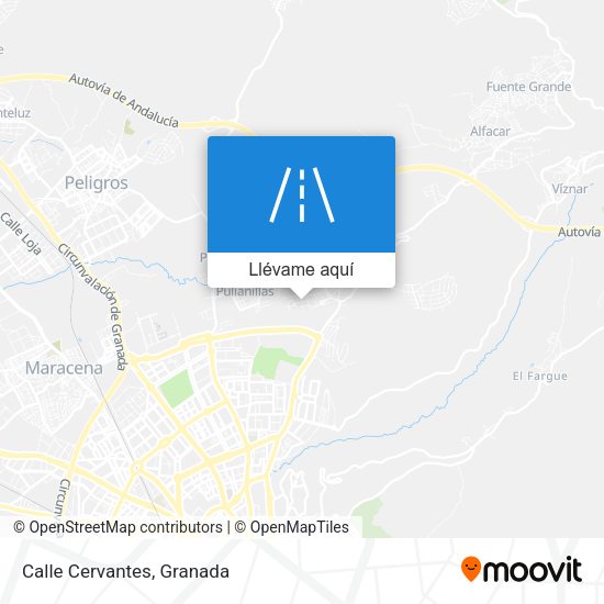 Mapa Calle Cervantes
