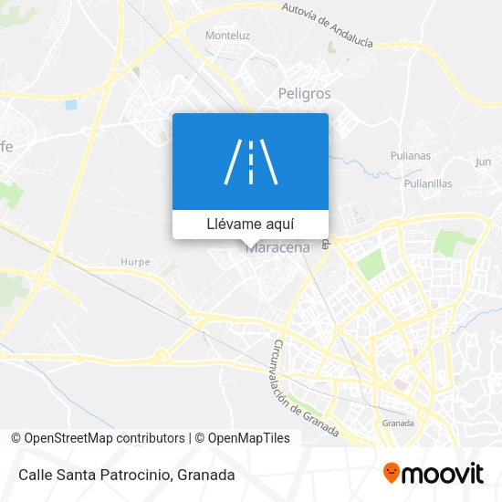 Mapa Calle Santa Patrocinio