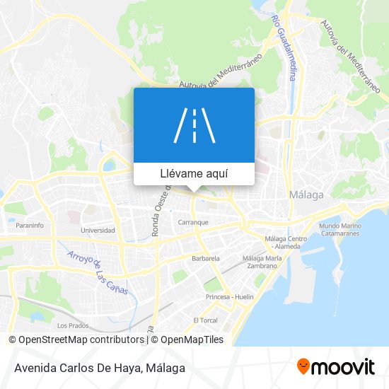 Mapa Avenida Carlos De Haya