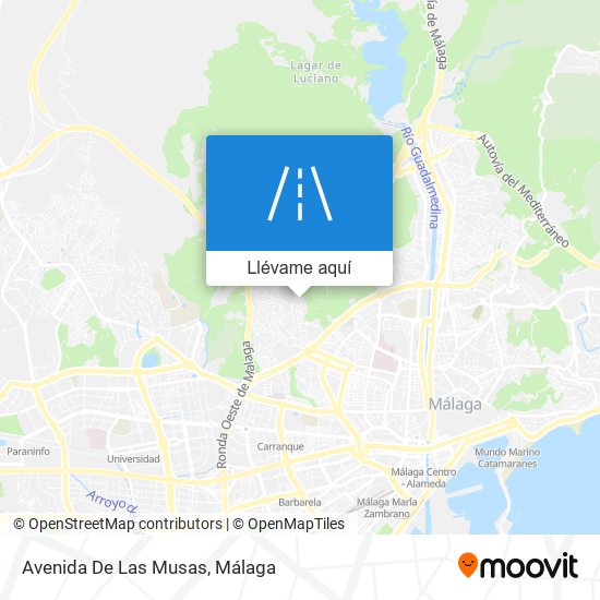 Mapa Avenida De Las Musas