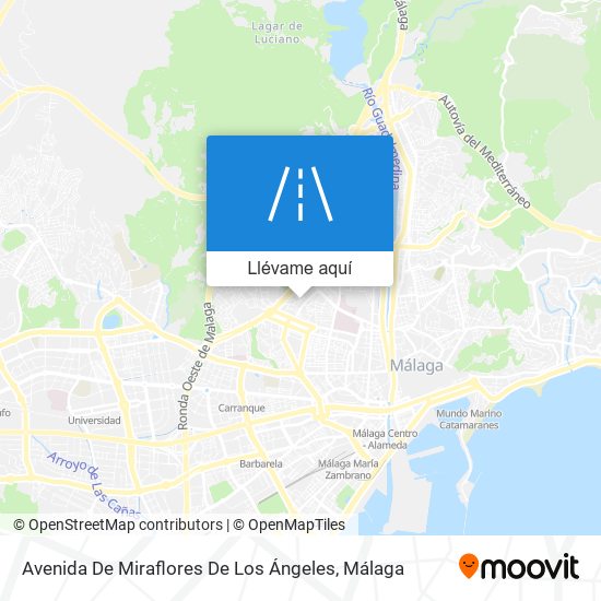 Mapa Avenida De Miraflores De Los Ángeles
