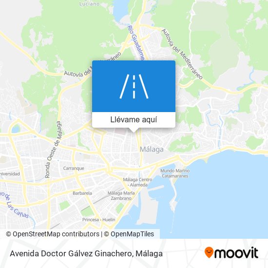 Mapa Avenida Doctor Gálvez Ginachero