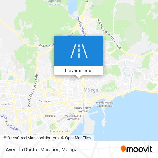 Mapa Avenida Doctor Marañón