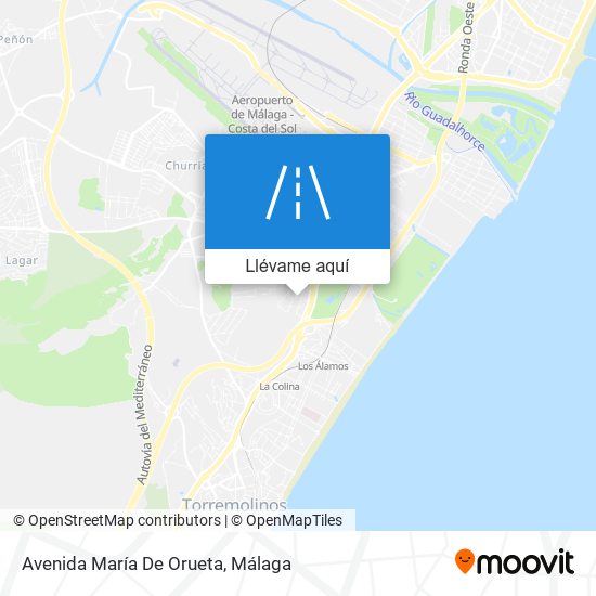 Mapa Avenida María De Orueta