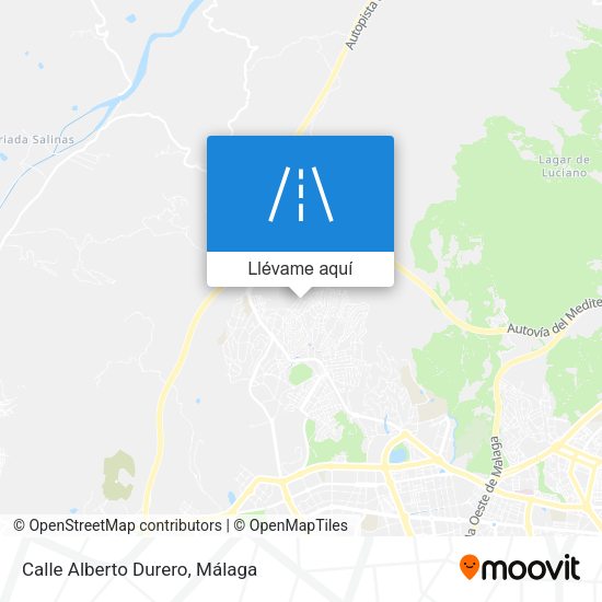 Mapa Calle Alberto Durero