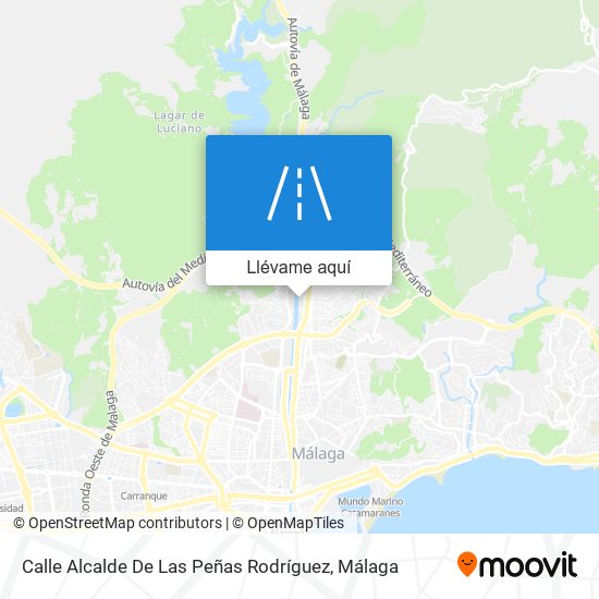 Mapa Calle Alcalde De Las Peñas Rodríguez