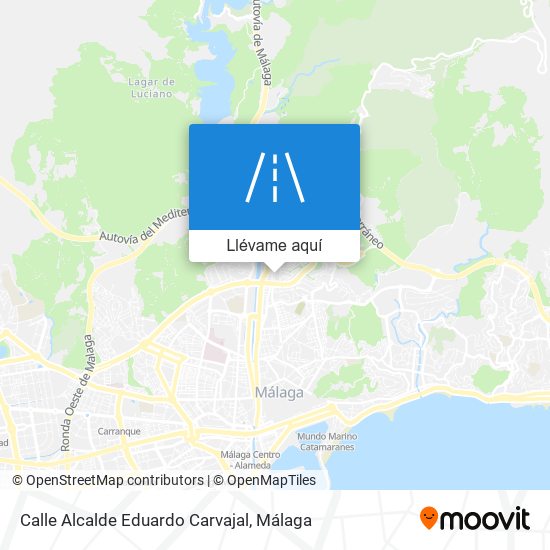 Mapa Calle Alcalde Eduardo Carvajal