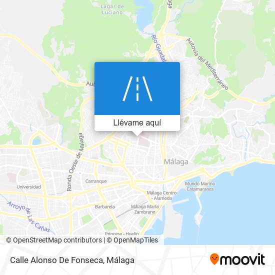 Mapa Calle Alonso De Fonseca
