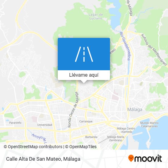 Mapa Calle Alta De San Mateo