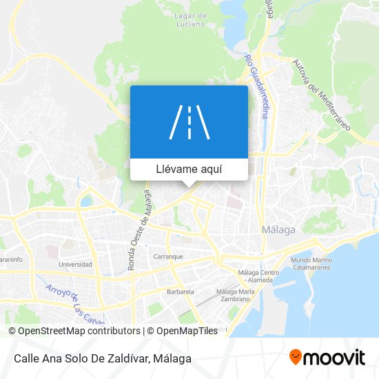 Mapa Calle Ana Solo De Zaldívar