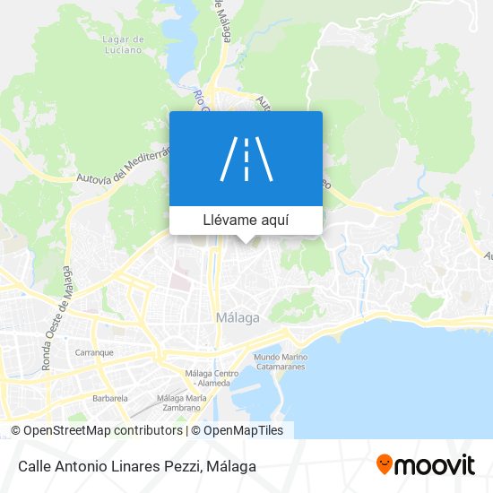 Mapa Calle Antonio Linares Pezzi