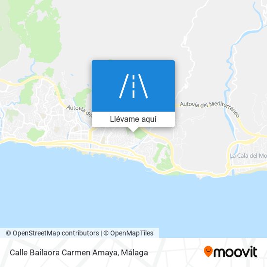 Mapa Calle Bailaora Carmen Amaya