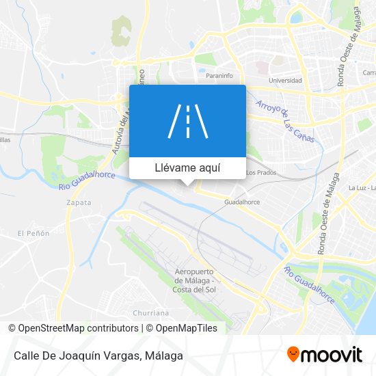 Mapa Calle De Joaquín Vargas