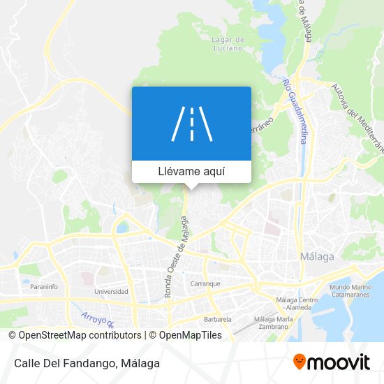 Mapa Calle Del Fandango