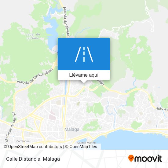 Mapa Calle Distancia