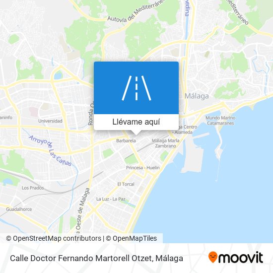 Mapa Calle Doctor Fernando Martorell Otzet